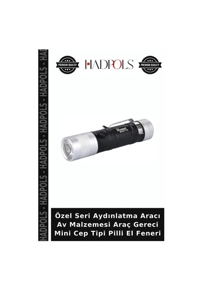 Özel Seri Aydınlatma Aracı Av Malzemesi Araç Gereci Mini Cep Tipi Pilli El Feneri