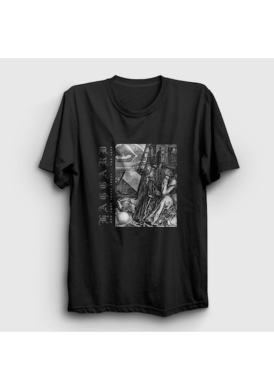 Presmono Unisex The Seer Haggard T-shirt Siyah