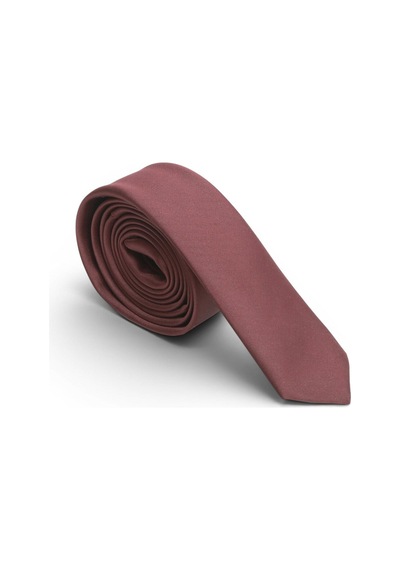 Dwoy Erkek Bordo Saten Kravat 4 Cm Klasik Düz-742