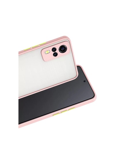Mey İthalat Vivo Y53s Kılıf Montreal Silikon Kapak - Pembe