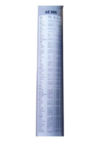 Aero Eco 600 Mm Aparatlı Muz Silecek Ae600 3397015582 Tekli Üstün Performans Ve Dayanıklılık