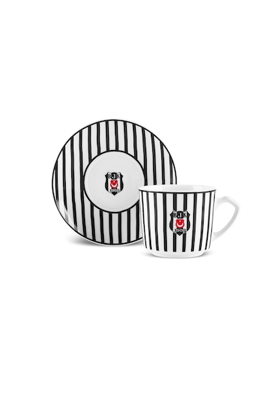 Karaca X Beşiktaş Lisanslı 6 Kişilik Kahve Fincan Takımı 80 Ml Siyah