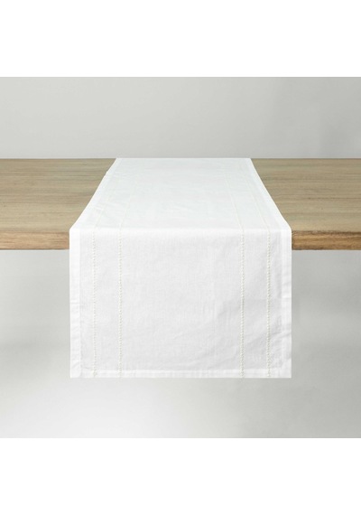 Linens Patrick 45x170 Cm Runner Kırık Beyaz Kırık Beyaz