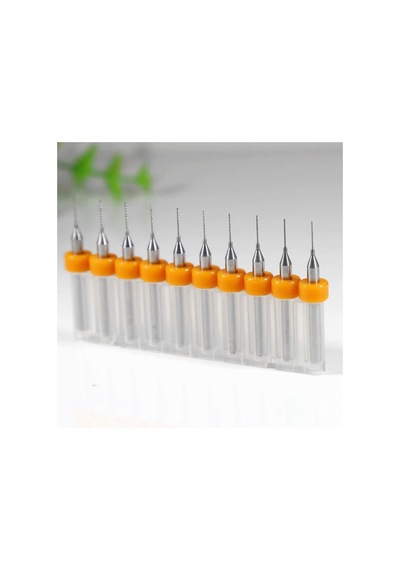 Schulzz 10 Parça 0.40 Mm Matkap Ucu Karbür Delme Mikro
