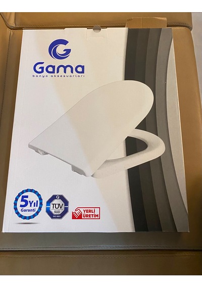 Gama Klozet Kapağı Mat Beyaz