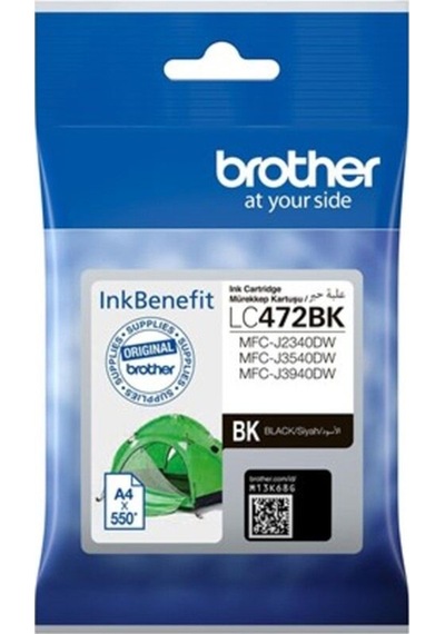 Brother Lc472 Bk Siyah Mürekkep Kartuş