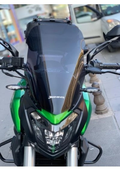 Bajaj Dominar 250 -400 Füme Ön Cam Siperlik ,biadil Marka Tur Camı 42 Cm 2017-2024 Arasmoto