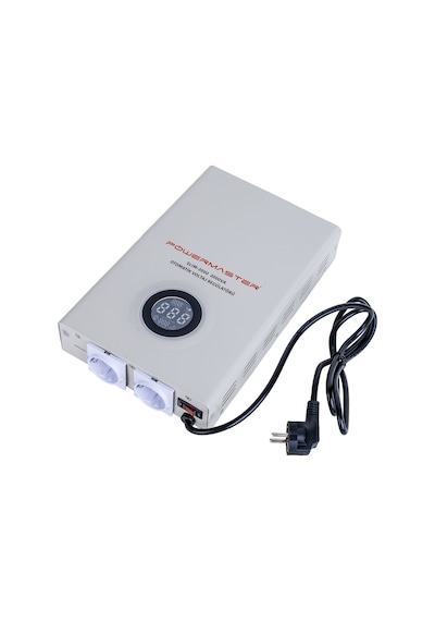 Powermaster Slım-2000 Otomatik 1200 Watt 2000va Voltaj Regülatörü