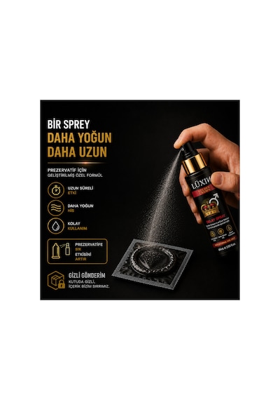Uzun Süre Etkili Geciktiricili Prezervatif İçi Kullanım Spreyi 2li Set - 899618501