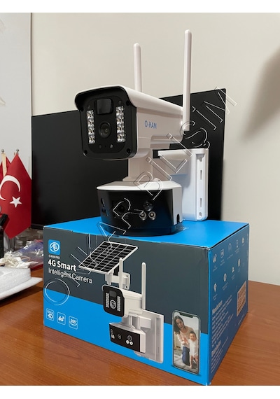 Okam 3920 6mp 2 Kameralı 3 Ekranlı Sim Kart Destekli Güneş Enerji