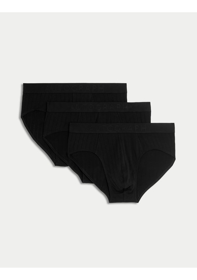 Marks & Spencer 3'lü Supima Brief Boxer Seti T14005307a Siyah