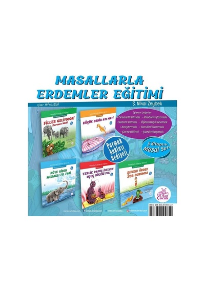 Masallarla Erdemler Eğitimi-5 Kitap Takım - Şerife Nihal Zeybek - Okur Çocuk