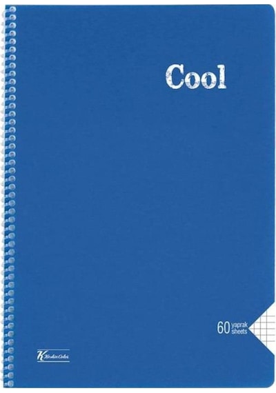 Keskin Color Spiralli Cool A4 60 Yaprak Çizgili Pp Kapak Defter