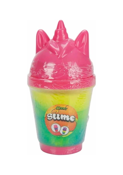 Unicorn Desenli Slime Pembe