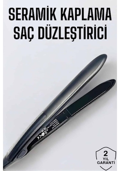 Saç Düzleştirici Led Ekranlı Isı Ayarlı Seramik Kaplama Profesyonel