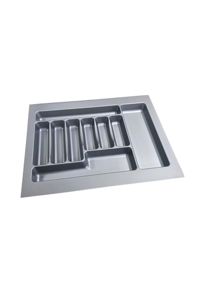 2 Adet Çekmece İçi Kaşıklık 62 X 49 Cm Gri Mutfak Çekmece Düzenleyici