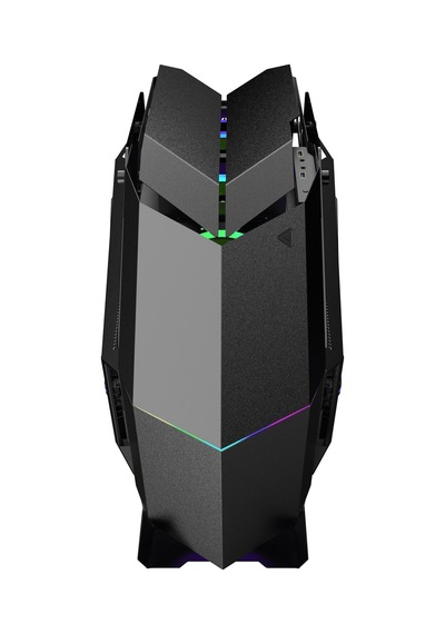 Quantum Gaming Ironclad 6x Argb Fan Full Size Atx Siyah Çelik Gövde Psu'suz Gaming Kasa