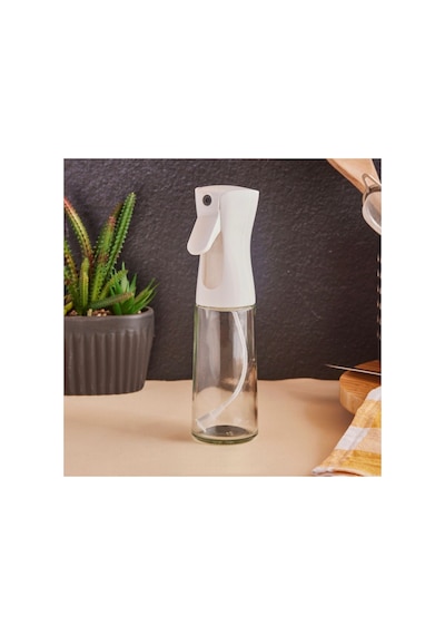 Sprey Yağdanlık Sıvı Yağ Spreyi Yağlık Air Fryer Da Yağ Tasarruf Edin Zeytinyağı Için Beyaz 225ml Beyaz
