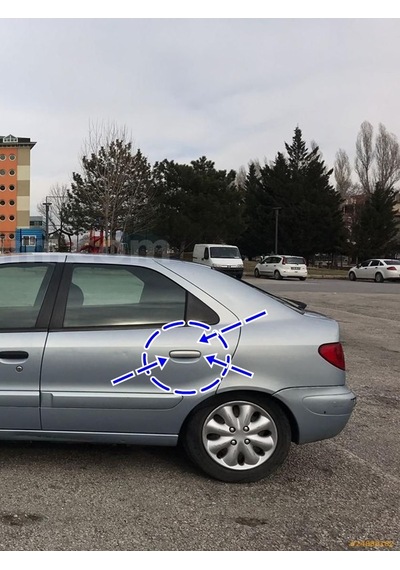 9101n4 Sol Arka Kapı Dış Açma Kolu Cıtroen Xsara 1997-04
