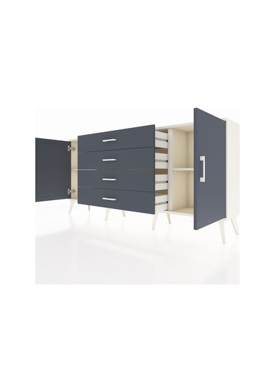 Arges Konsol 2 Raflı 4 Çekmeceli 2 Kapaklı 176x30x83 Aytaşı-antrasit/antrasit Antrasit/antrasit Arges Konsol 2 Raflı 4 Çekmeceli 2 Kapaklı 176x30x83 Aytaşı-antrasit/antrasit Antrasit/antrasit