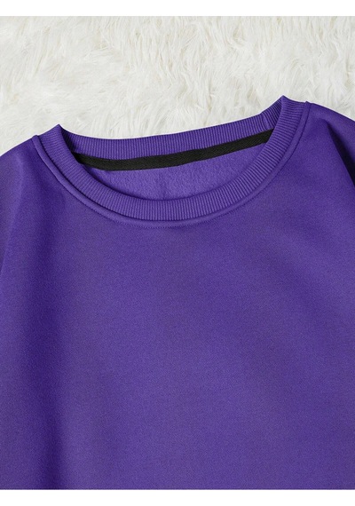 Startmore Mor Kadın Renkli Cat Özel Göğüs Baskılı Oversize Bisiklet Yaka