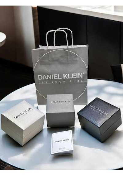 Daniel Klein Erkek Kol Saati 30 Metre Suya Dayanıklı Silikon Kordon + Bileklik Hediyeli Vs.blkt.0715 Gri