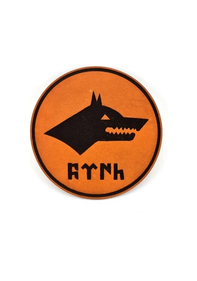 Göktürk Kurt Deri Peç - Arma - Askeri Patch Karışık/çok Renkli