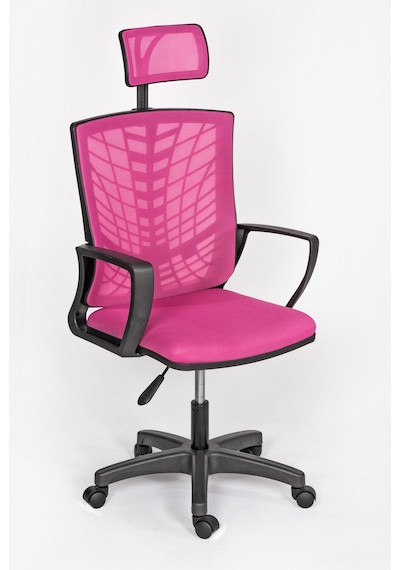 Jasmina File Sırtlı Ergonomik Ofis Ve Personel Koltuğu Pembe