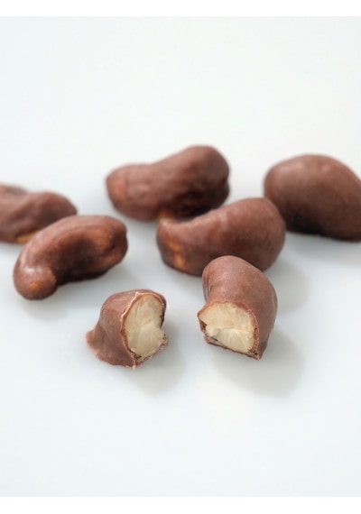 Çikolatalı Kaju 500 Gr - Sütlü Çikolata Kaplı Kaju Fıstığı - Çikolatalı Kuruyemiş - Atıştırmalık