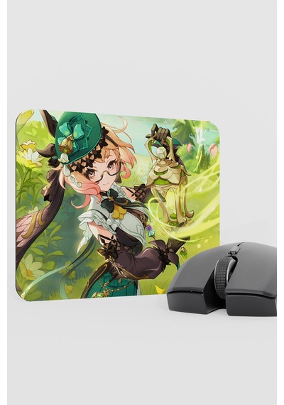 Emilie Genshin Impact Anime Gacha V1 - 22x18 Gaming Mouse Pad Fare Altlığı