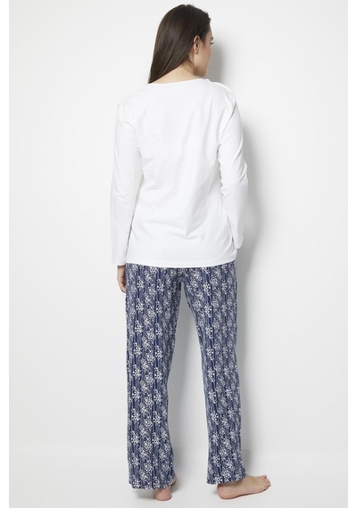Miorre Doremi White-black Bayan Pijama Takımı 001