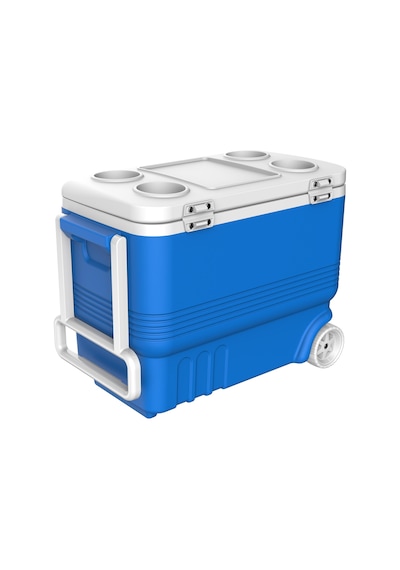 45 Lt Tekerlekli Buzluk Termos 1032 Wheled Cooler Box Mavi