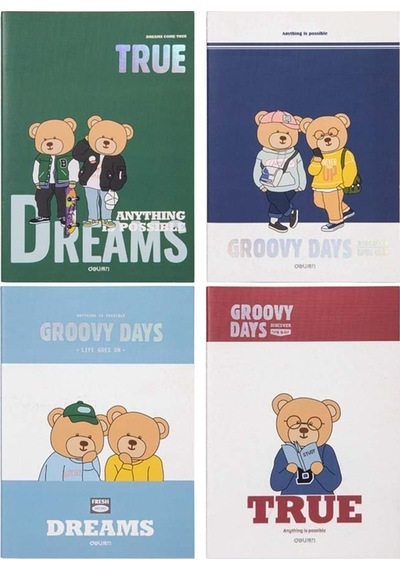 Deli Groovy Days Note Book A5 40yp. Full Force Is Cool Fa540
