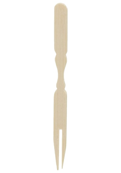 Kullan At Market Dolphin Bambu Cips Çatalı, 9 Cm, 100'lü Genel