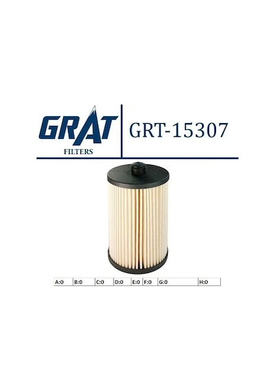 Yakıt Filtresi Grat 15307 Crafter 2006-2012 Oem 2e0127159