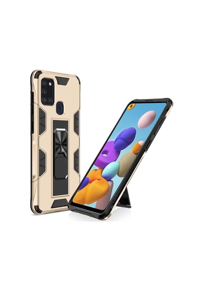Samsung Uyumlu Galaxy A21S Kilif Miknatisli Zirhli Korumali Silikon 466792722