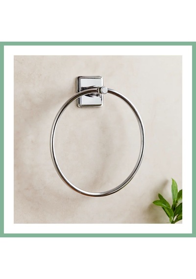 Bşkvirgo Yuvarlak Metal Yapışkanlı Banyo Havluluk Bsk2026 ÇoK Renkli