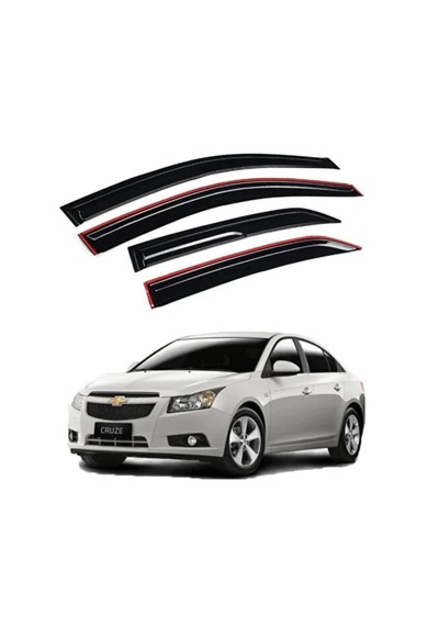 Opel Corsa C Parlak Siyah Mügen Cam Rüzgarlığı Opel Corsa C Tüm Kasalar 4 Lü Set