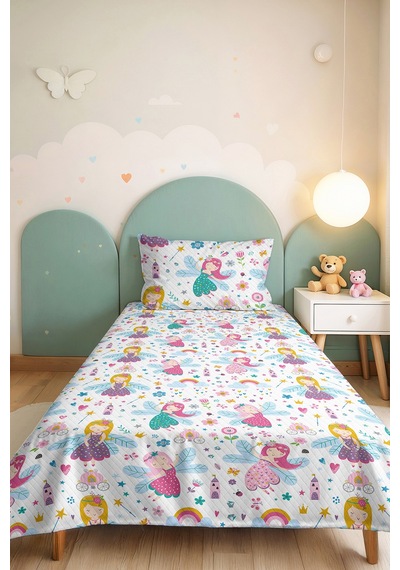 Evimde Bambaşka Pembe Peri Masal Kız Çocuk Pike Takımı-pastel Gökkuşağı Çiçekli Bebek Odası Yatak Örtüsü 160x220 CM Evimde Bambaşka Pembe Peri Masal Kız Çocuk Pike Takımı-pastel Gökkuşağı Çiçekli Bebek Odası Yatak Örtüsü 160x220 CM