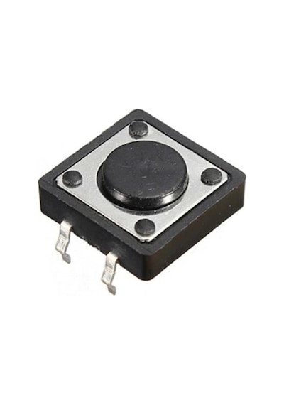 Powermaster Ic-202 12x12x3.5 Mm 4 Pinli Tact Switch Yuvarlak Buton
