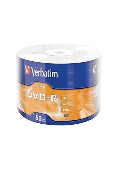 Verbatim 4.7Gb 16X 120Dk. Boş Dvd-R 50 Li Paket