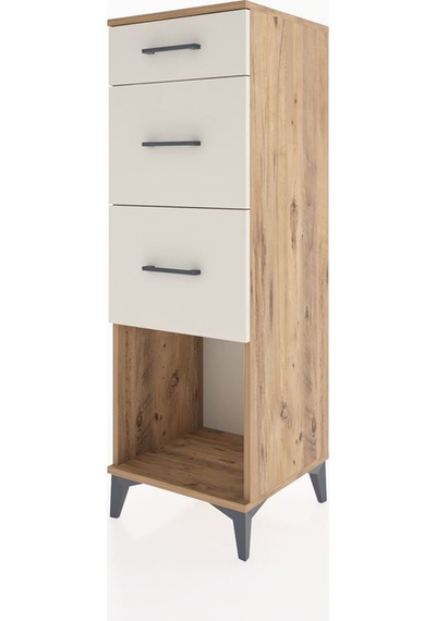 Hyperion Dolap 3 Çekmeceli 44x44x134 Çam-aytaşı Çam