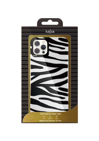 Kajsa Apple Uyumlu iPhone 12 Pro Kılıf Vahşi Doğa Desenli Kajsa Animal Kapak ZORE-216557