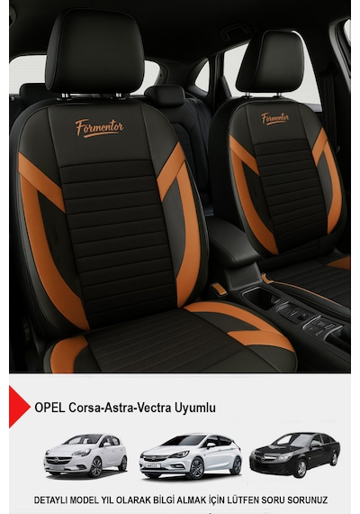 Formentor Tay Tüyü Oto Koltuk Kılıfı Opel Corsa-astra-vectra Uyumlu Taba
