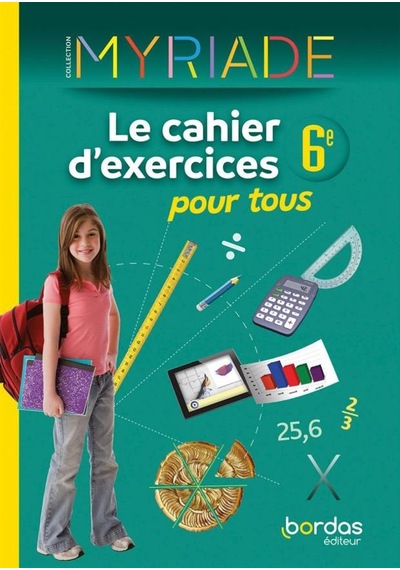 Maths 6e Myriade 9782047337752