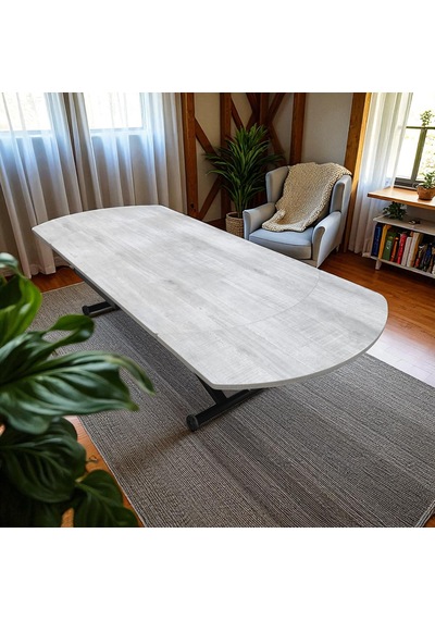 Oval Yan Baştan Açılır Akıllı Masa Üst Tabla Mdf Yüksekliği Ayarlanabilir Pratik Siyah Mekanizmalı Lizbon Oval Yan Baştan Açılır Akıllı Masa Üst Tabla Mdf Yüksekliği Ayarlanabilir Pratik Siyah Mekanizmalı Lizbon