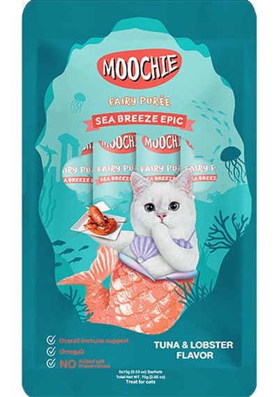 Moochie - 31 - Sıvı Kedi Ödülü Ton-istakoz - Spt-gld - 5x15 Gr