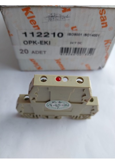 Klemsan 10 mm2, Vida bağlantılı, Tek katlı geçiş klemensi .Kahver