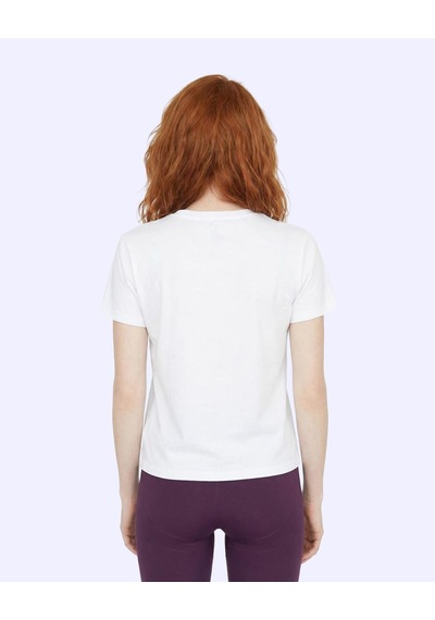 Kappa Logo Carla Kadın Beyaz Oversize Tişört