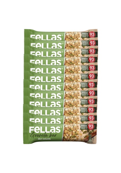 Dört Tohumlu Granola Bar 23gr X12
